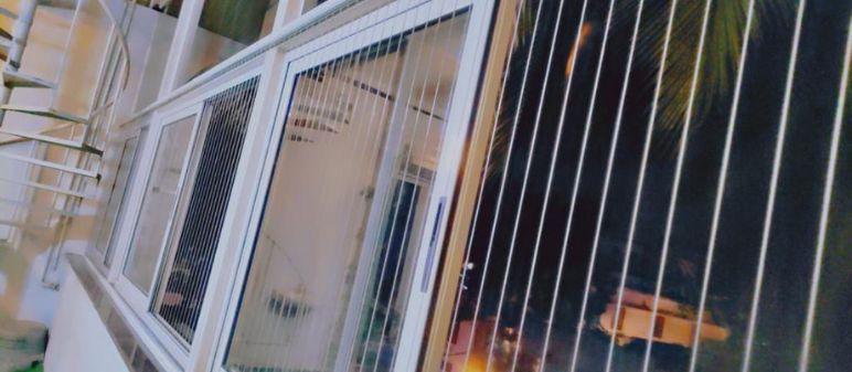 Invisible Stainless Steel Balcony Grill