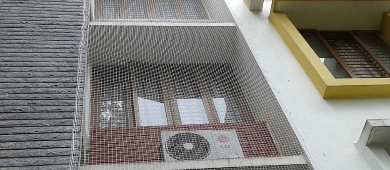 AC Outdoor Unit Bird Protection